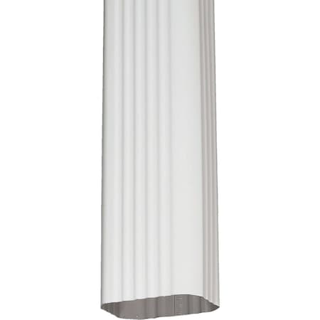 Spectra Metals 3''x4'' Wht Aluminum Downspout 4DP10RTW