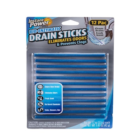 Instant Power Bio-Enzymatic Drain Cleaner Sticks IN9158