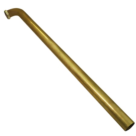 Everflow Slip Joint Waste Bend for Tubular Drain Applications, 22GA Brass 1-1/2"x30" 21930
