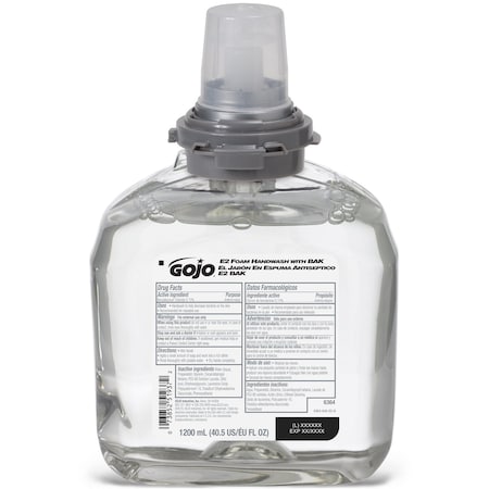 Gojo 1200 ml Foam Hand Soap Cartridge 6364-02