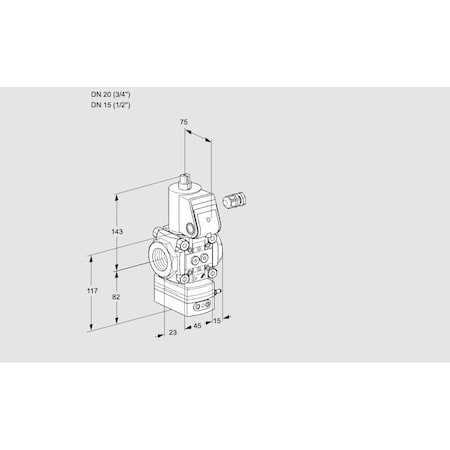 Honeywell Kromschroder VAD120/15R/NW-100B KS88005470