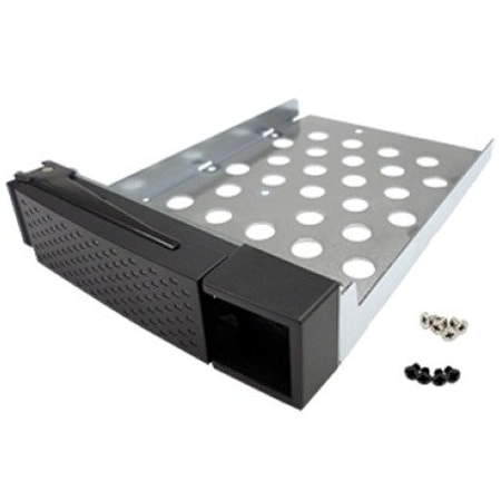 Qnap SP-TS-TRAY-WOLOCK Drive Bay Adapter Internal - Black - 1 x Total Bay - 1 x 2.5"/3.5" Bay SP-TS-TRAY-WOLOCK