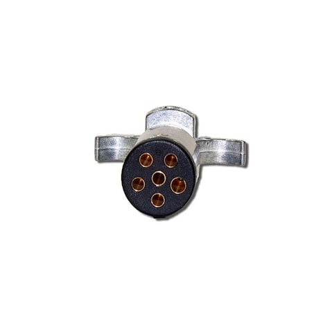 Switch Components 6-Pole Diecast Connector, Plug TC6-P1-Z