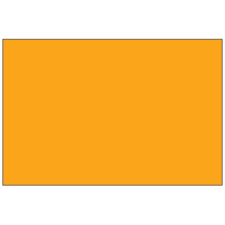 Bsc Preferred 4 x 6'' Fluorescent Orange Inventory Rectangle Labels DL635H