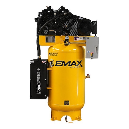 Emax Electric Air Compressor, Vertical, 44 cfm ESS10V080Z1