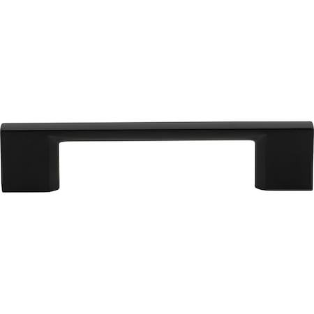 Designperfect 3-3/4'' Center-to-Center Square Cabinet Pull, Matte/Flat Black, 25PK DPA25S793BLK