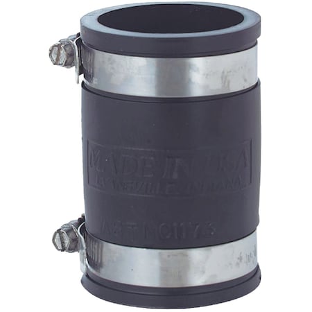 Fernco 1-1/4'' Plastic to Plastic PVC Coupling P1056-125