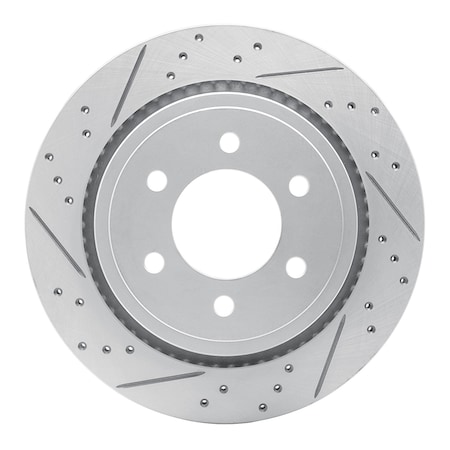Dynamic Friction Co DFC Geoperformance Rotor - Drilled and Slotted 830-54231L