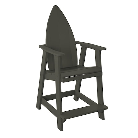 Polybird SURFBOARD NOSE BALCONY CHAIR.        COFFEE POLYBIRD P83