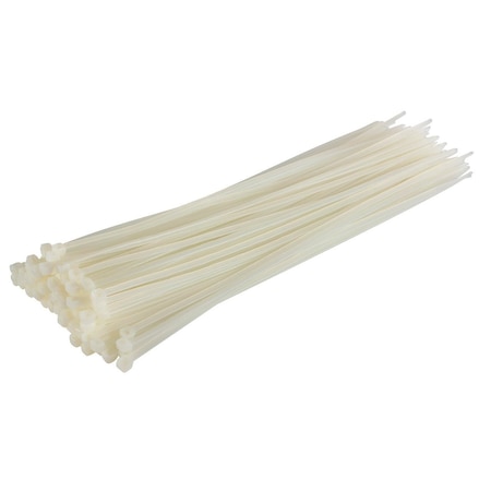 Gtse White / Off White Nylon Zip Ties / Cable Ties - 6in (40lb), 100PK CT6-40-N-100