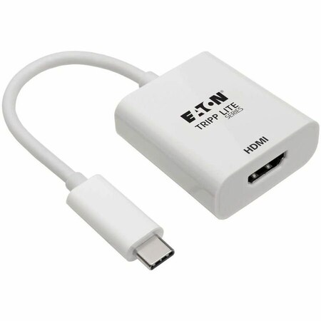 Tripp Lite USB C to HDMI 4K Adapter Converter USB Type C 3.1 M/F White 6in U444-06N-HD4K6W