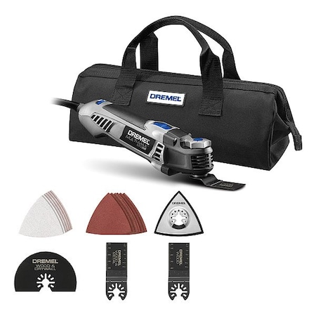 Dremel Oscillating Tool Kit, 120 V, Corded, 3.2 Degrees Oscillation Angle MM50-02