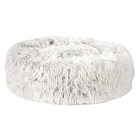 Slumber Pet Plush Cuddler Bed, 48 in L, 11 in W, Round, Bumper Style Pattern ZW1652 48 11
