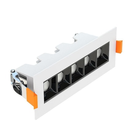 Westgate SNAP-IN 6in 5-HEAD OPTIC LINEAR LIGHT 11W 600LM SELECT 5CCT CR90 45-DEGREE DIM, 27K/30K/35K/40K/50K LDLS-6-MCT5