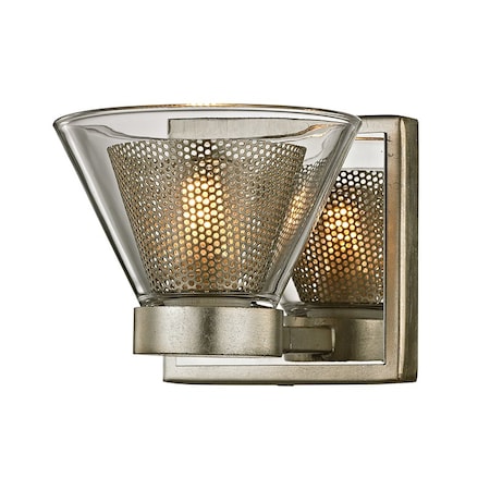 Troy Lighting Wink 1 Light Bath And Vanity 5.25 In. Silver Leaf B5831