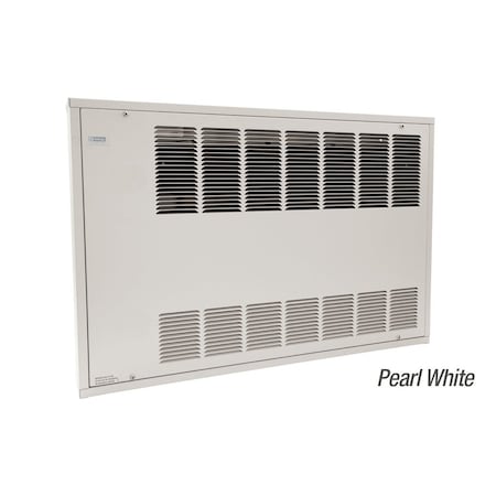 King Electric KCC Convection Cabinet Heater 4 Ft 208V 5000W 1-Ph Surface W/Sp Stat Pearl White KCC4-2050-1-S-T-PW