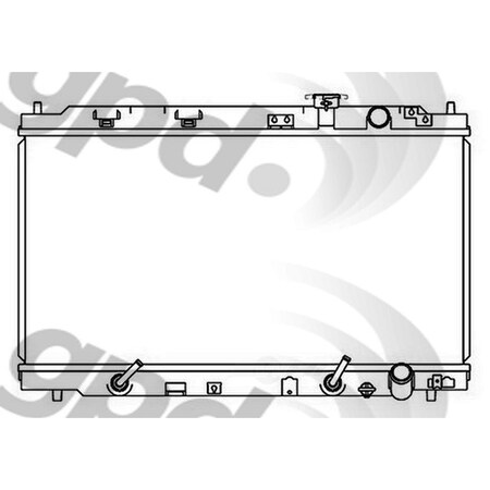 Global Parts Distributors Radiator 1568C