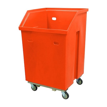 Royal Basket Trucks LinenCart, 29in, 29in, Orange, 1,000lb G11-ORX-LCA-4UNN