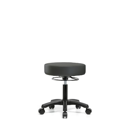 Blue Ridge Ergonomics Desk Mini-Stools, Vinyl, Casters, Gry BR-VDHMS-RG-RC-8605