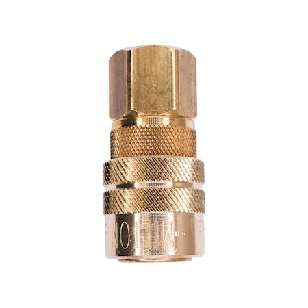 Auveco Air System Coupler Ms Series 1/4in Female Npt, 5PK 16066