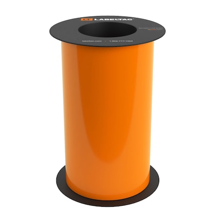 Labeltac High Performance 10-Year Vinyl Supply 9in x 75ft LTOnly, Hi-Vis Orange LT921HP-C