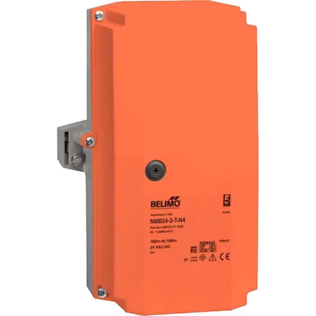 Belimo Damp.NEMA 4X 90in-lb On/Off/Float 24V NMX24-3-T N4