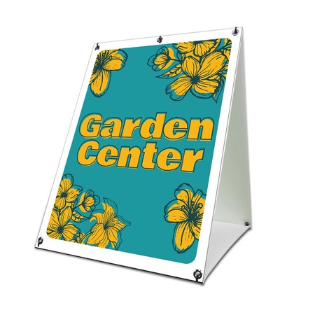 Signmission Garden Center, 24 Inch x 18 Inch A-frame Yard Sign, Coroplast Yard Sign SBC-1824-30380