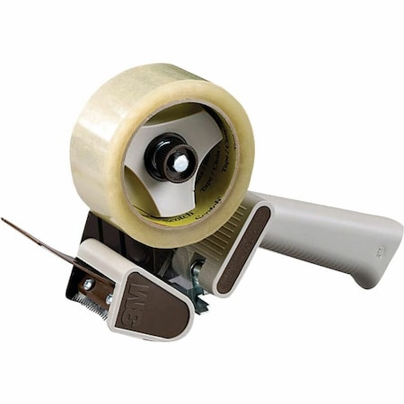Scotch Handheld Tape Dispenser, 2 in Max. Tape Width. 5 1/8 in Tape Core Dia, Pistol, Plastic, Gray H180