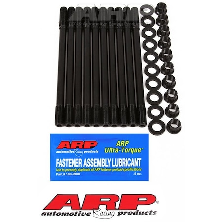 Arp For Use With Acura VTEC, 12 Point Nuts With Undercut Studs, Black Oxide, Chrome Moly 208-4303