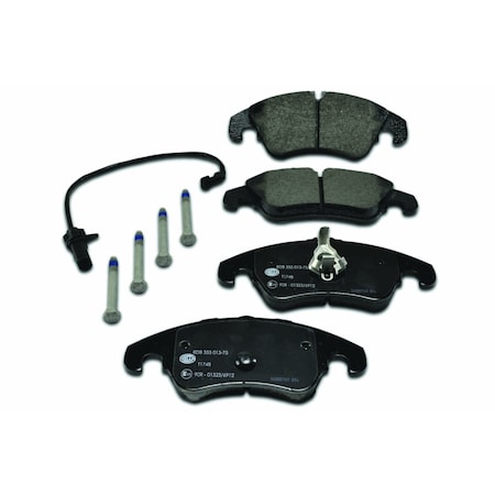 Hella Brake pad set incl. wear warning contact T1748 for e.g. AUDI 355013751