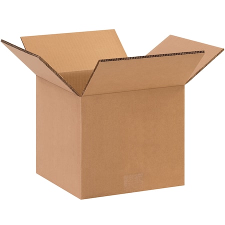 Partners Brand 10 in x 10 in x 8 in Double Wall Box, Kraft, Corrugate, Double Wall, 48 ECT, 15 PK HD10108DW