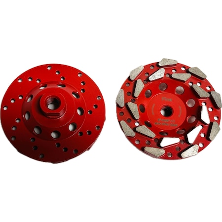 Vantage Product Double PNR Segmented Cupwheel, Concrete Cutting, 7'', Coarse PNR518A1HT60