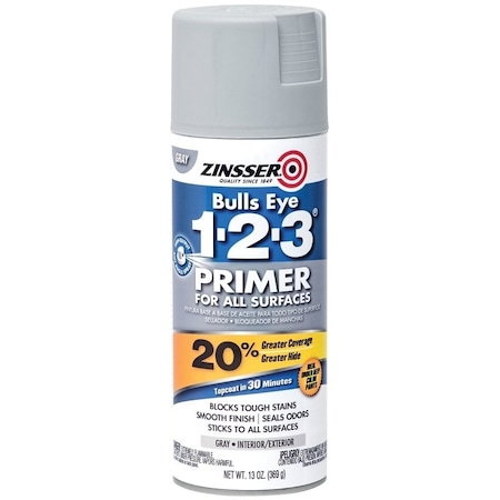 Zinsser Primer, Gray, 13 oz 290971