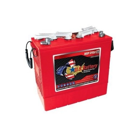 Us Battery 12V 200Ah Deep Cycle Battery, FLA, Off-Set "S" Terminal 803441