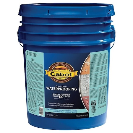 Cabot Cabot 1000-5GAL Waterproofer, Crystal Clear, 5 gal 1000