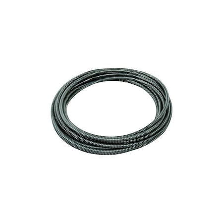 Flexicore 1/4 in. x 25 ft. Drain Cleaning Cable with EL Basic Plug Head Chrome 25HE1