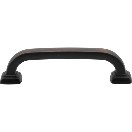 Designperfect 3-3/4'' Center-to-Center Handle Pull, Brushed Oil Rubbed Bronze DPA-S33ORB