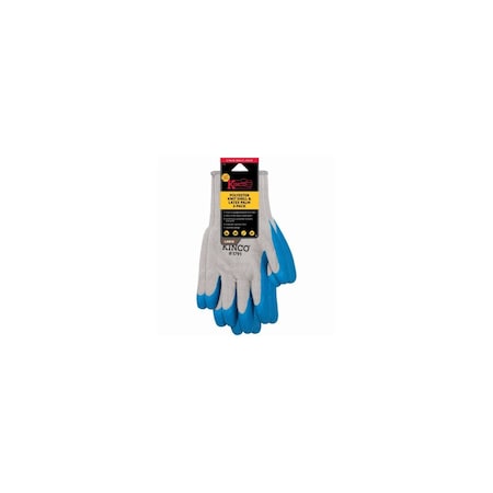 Kinco Polyester Gray Gloves, Men's M, 3PK 1791-3PK-M