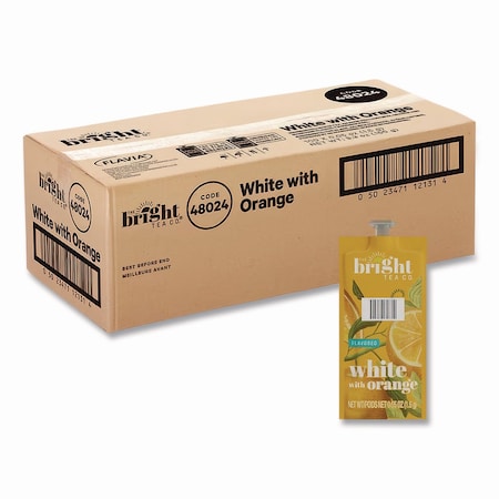 The Bright Tea Co Tea, White with Orange, Flavia® Freshpack Pod, 0.05 oz, 100 PK MDRB504