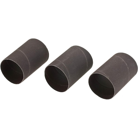 Grizzly 3" Dia. x 4-1/2" A/O Hard Sanding Sleeve, 100 Grit, 3PK H5457
