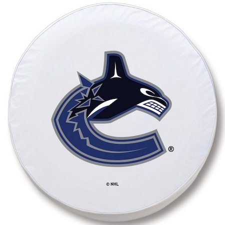 Holland Bar Stool Co 29 x 8 Vancouver Canucks Tire Cover TCFVanCanWT