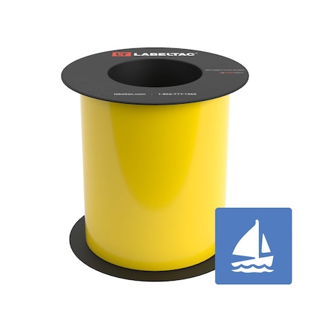 Labeltac Marine Supply 6in x 75ft LT9, Yellow LT601MN-C