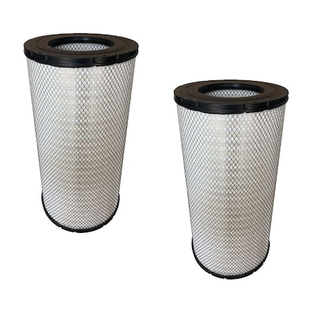 Mytee Products Engine Air Filter for Semi-Truck for Kenworth T800W, W900 Replaces P534925, 2PK EAF-P534925x2