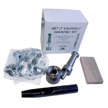 Tarps Now #4(1/2"hole) Nickel 36 Grommets Per Box Grommet Kits - Nickel Finish TA-GKN-K232-4N
