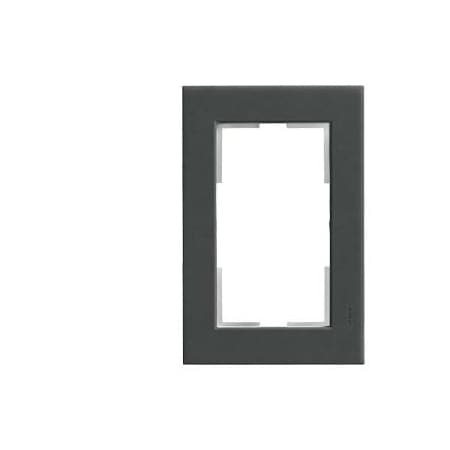 Siemens DELTA miro Frame 2-fold carbon metallic 5TG1116-2