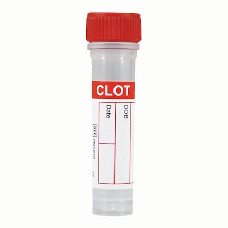 Jorgensen Laboratories Mini Blood Collection Tube - Red/Clot J1565A