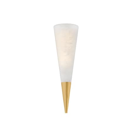 Corbett Lighting Fion 6.75 in. Wall Sconce Vintage Brass 483-01-VB