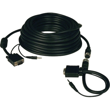 Tripp Lite Coax Cable, Audio, VGA, EZ Pull, RGB, 100ft P504-100-EZ
