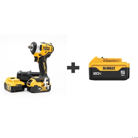 Dewalt Cordless Impact Wrench DCF911P2/DCB205