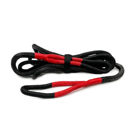 Overland Vcl Tow Ropes & Straps, 5/8 Inch Width X 20 Foot Length; Rated To 14,000 Pounds; Without Sleeve; Black; 19009919